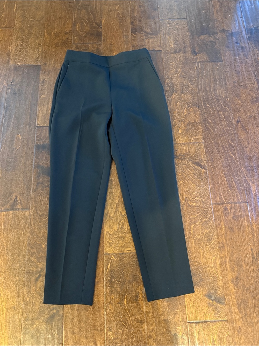 Ann Taylor Side Zip Ankle Pant in Fluid Crepe